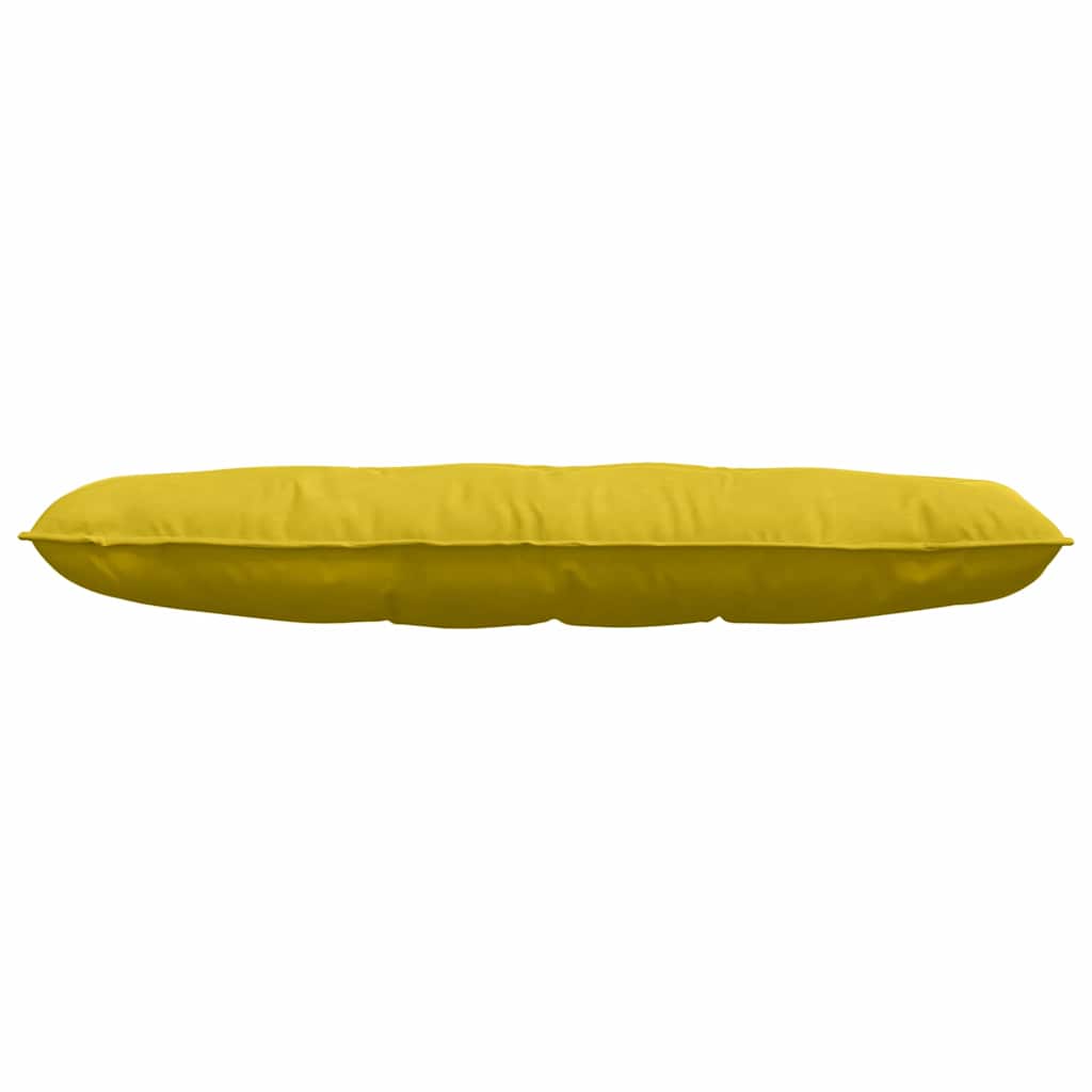 Rückenkissen Gelb 140 x 50 cm Cordstoff