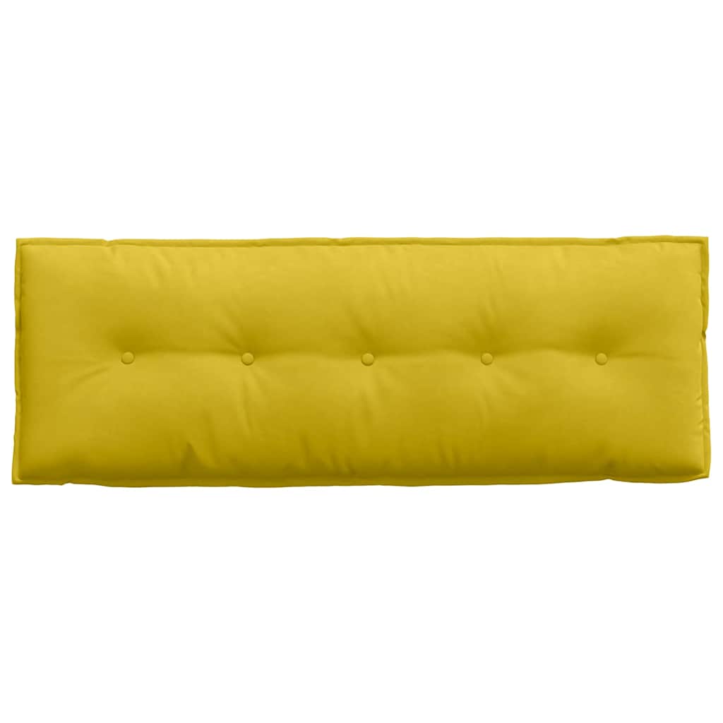 Rückenkissen Gelb 140 x 50 cm Cordstoff