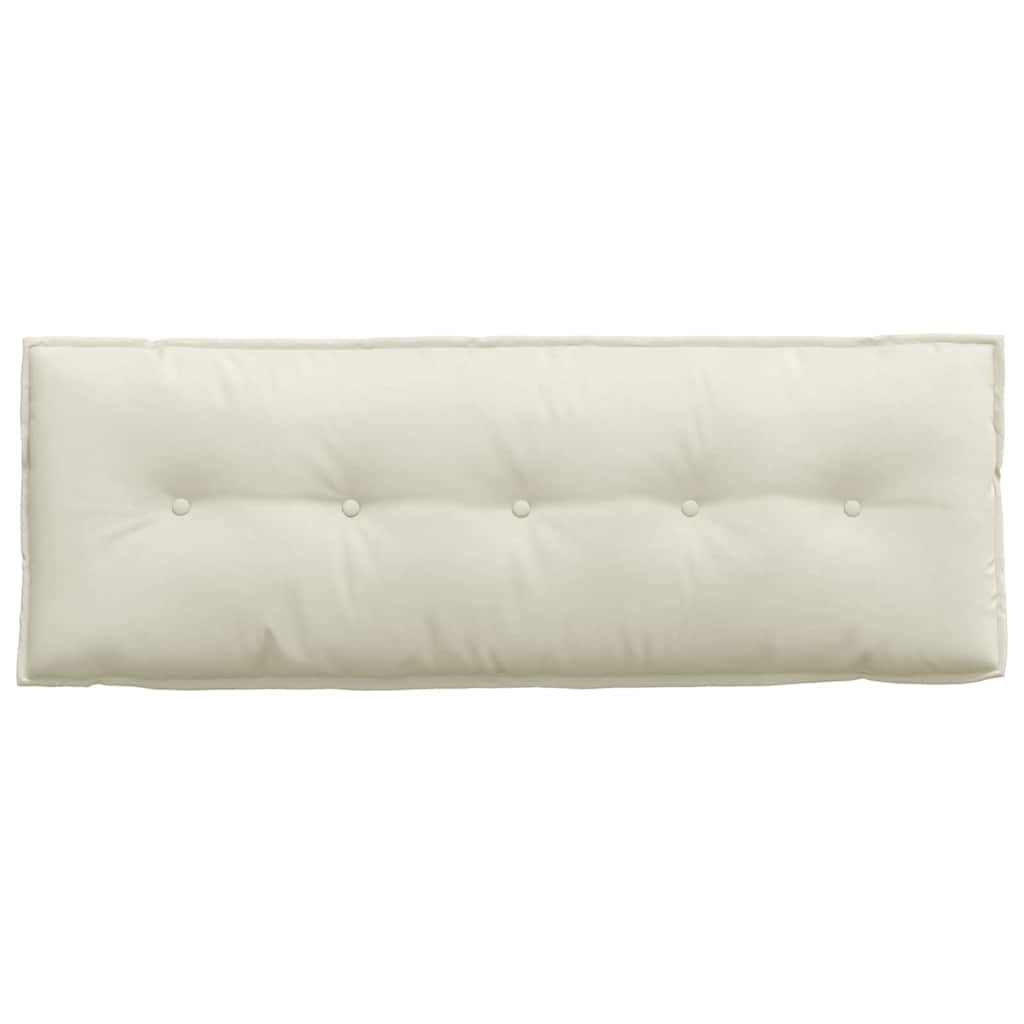 Rückenkissen Creme 140 x 50 cm Cordstoff
