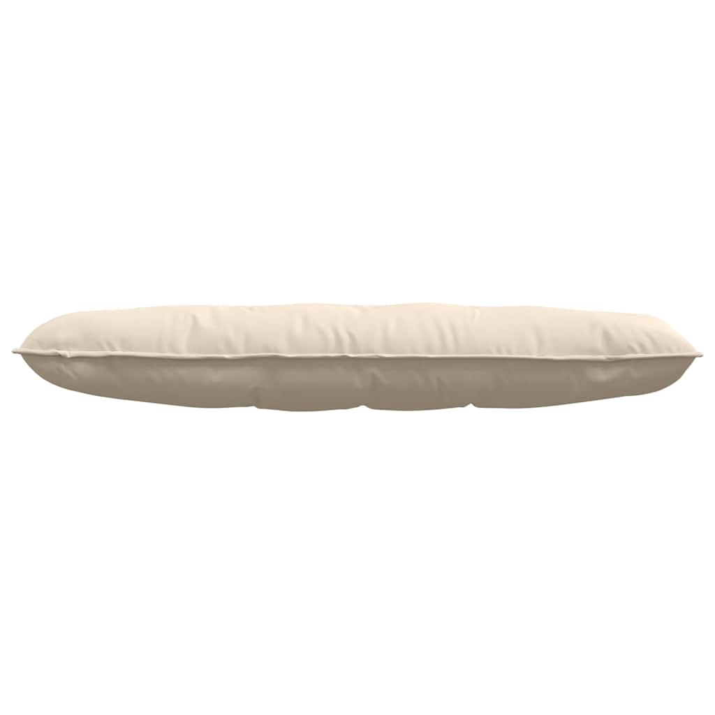 Rückenkissen Beige 140 x 50 cm Mikrofaserstoff