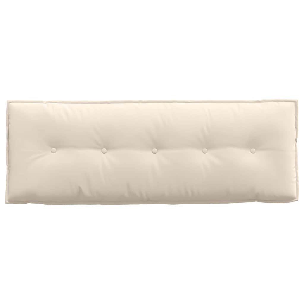 Rückenkissen Beige 140 x 50 cm Mikrofaserstoff
