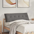 Rückenkissen Hellgrau 140 x 50 cm Cordstoff