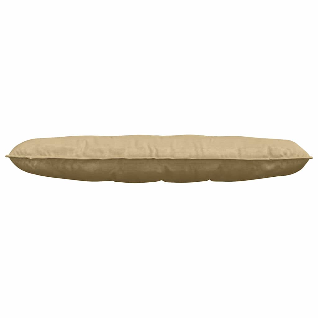 Rückenkissen Grau-Grün 140 x 50 cm Cordstoff