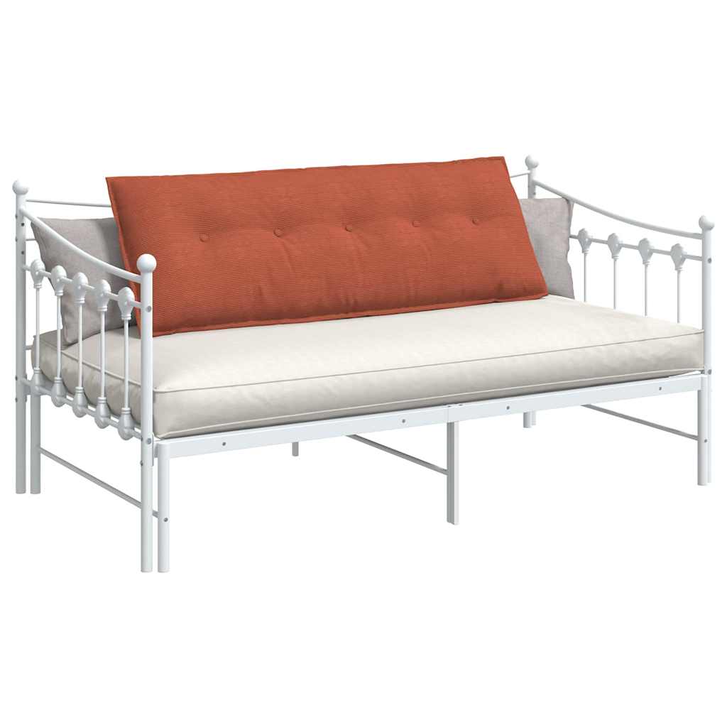 Rückenkissen Rot-Orange 140 x 50 cm Cordstoff