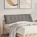 Rückenkissen Taupe 160 x 19 x 50 cm Stoff