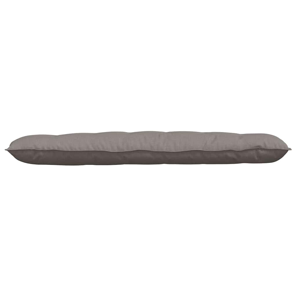Rückenkissen Taupe 160 x 19 x 50 cm Stoff