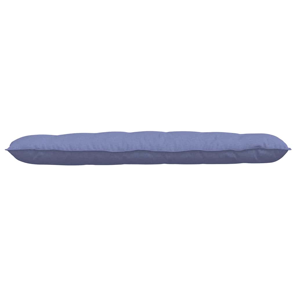 Rückenkissen Jeans blau 160 x 19 x 50 cm Stoff