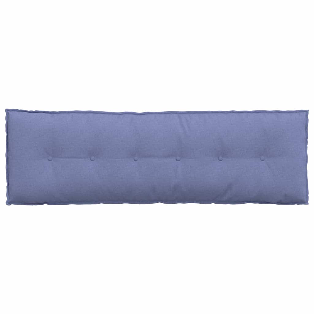 Rückenkissen Jeans blau 160 x 19 x 50 cm Stoff