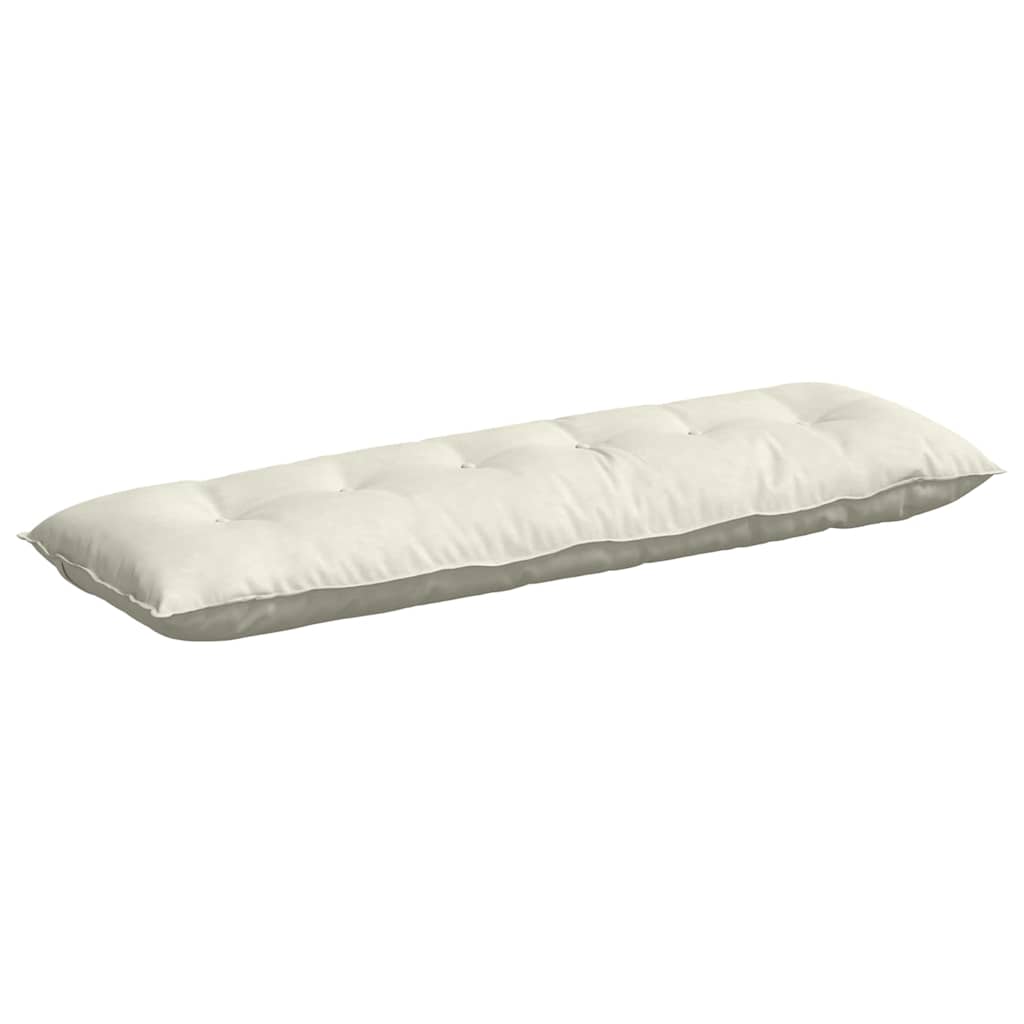 Rückenkissen Creme 160 x 50 cm Cordstoff