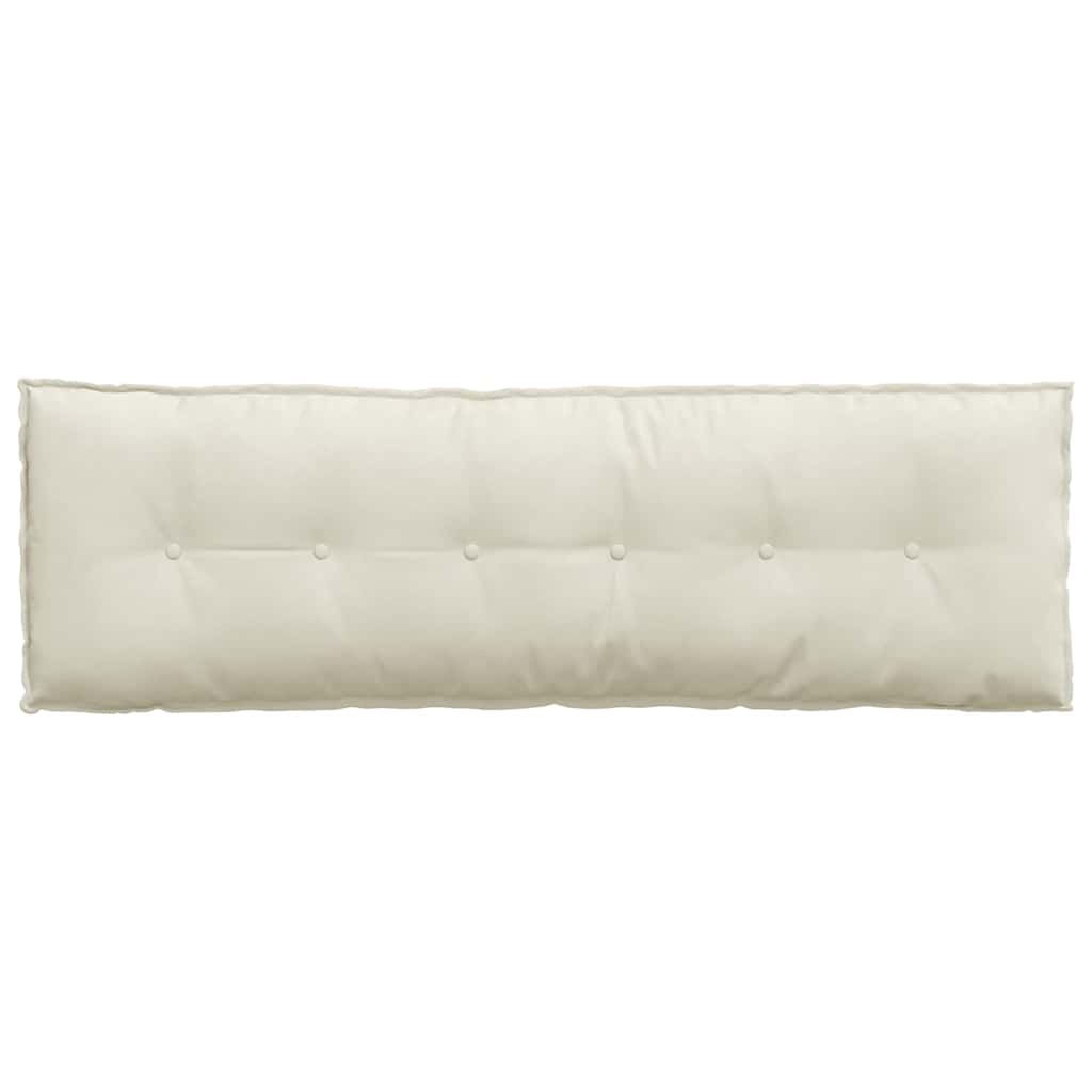 Rückenkissen Creme 160 x 50 cm Cordstoff