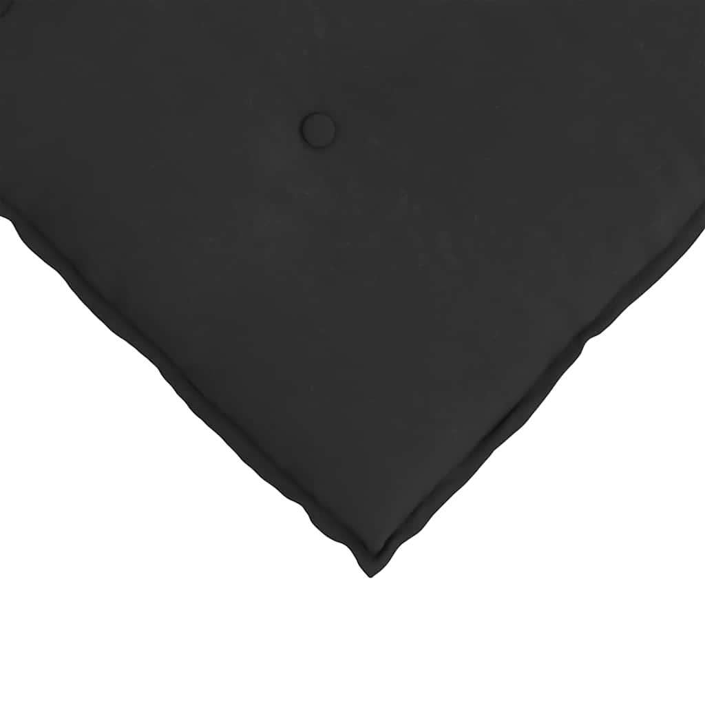 Rückenkissen Schwarz 160 x 50 cm Mikrofaserstoff