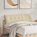 Rückenkissen Creme 160 x 50 cm Mikrofaserstoff
