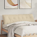 Rückenkissen Creme 180 x 19 x 50 cm Stoff
