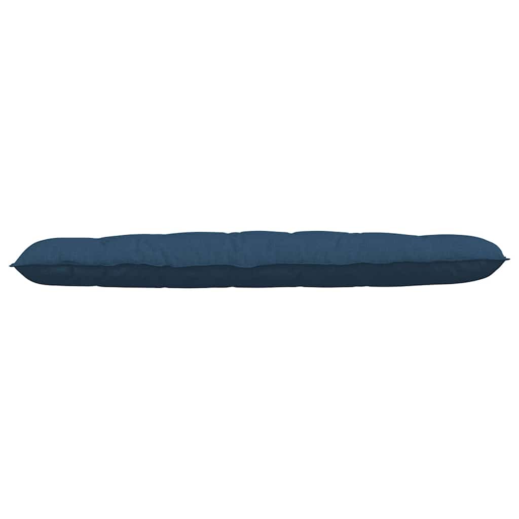Rückenkissen Blau 180 x 19 x 50 cm Stoff