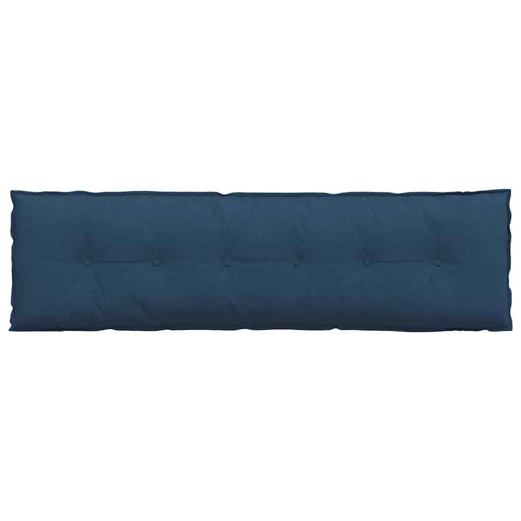 Rückenkissen Blau 180 x 19 x 50 cm Stoff