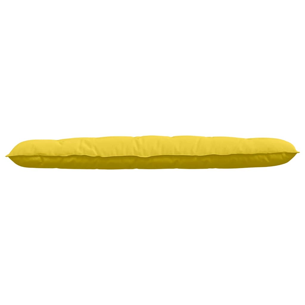 Rückenkissen Helles Gelb 180 x 19 x 50 cm Stoff