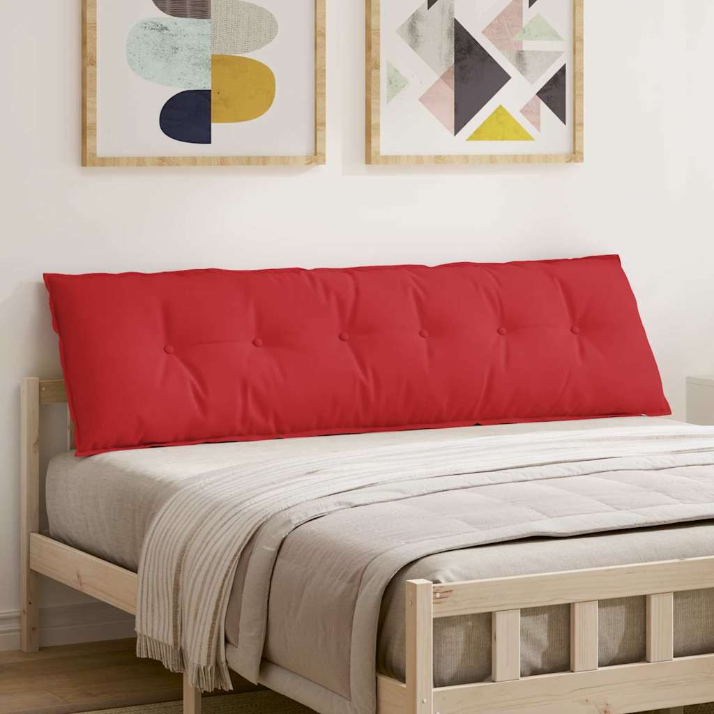 Rückenkissen Rot 180 x 19 x 50 cm Stoff