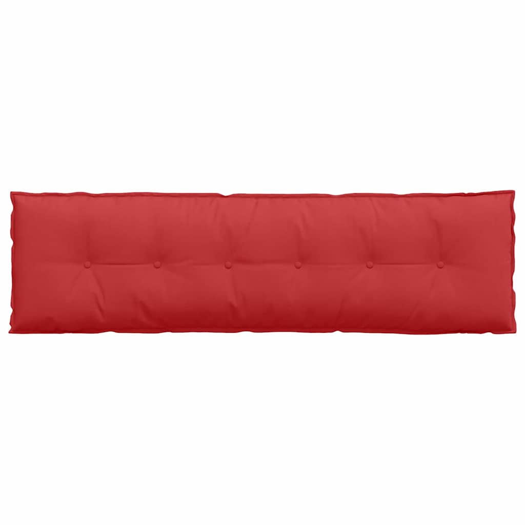 Rückenkissen Rot 180 x 19 x 50 cm Stoff