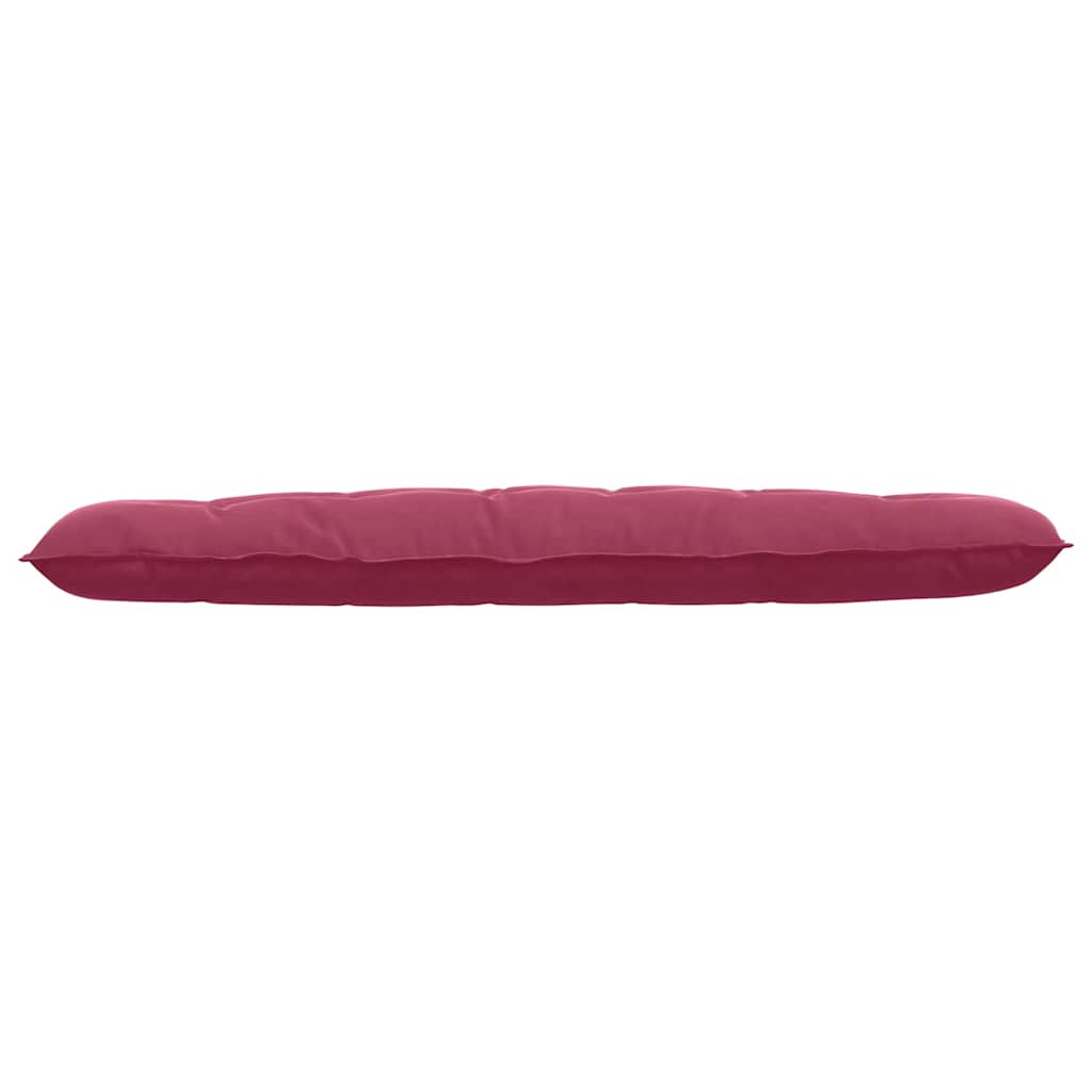Rückenkissen Weinrot 180 x 50 cm Cordstoff