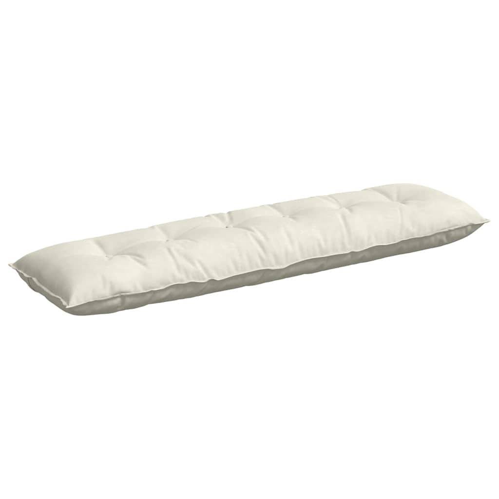 Rückenkissen Creme 180 x 50 cm Cordstoff