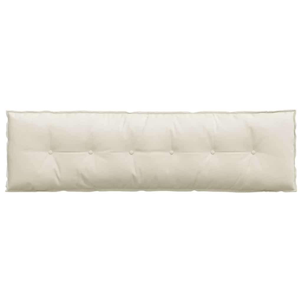Rückenkissen Creme 180 x 50 cm Cordstoff