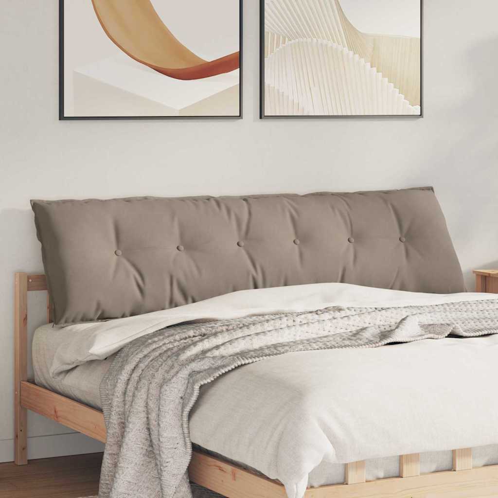 Rückenkissen Taupe 180 x 50 cm Mikrofaserstoff