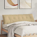 Rückenkissen Grau-Grün 180 x 50 cm Cordstoff