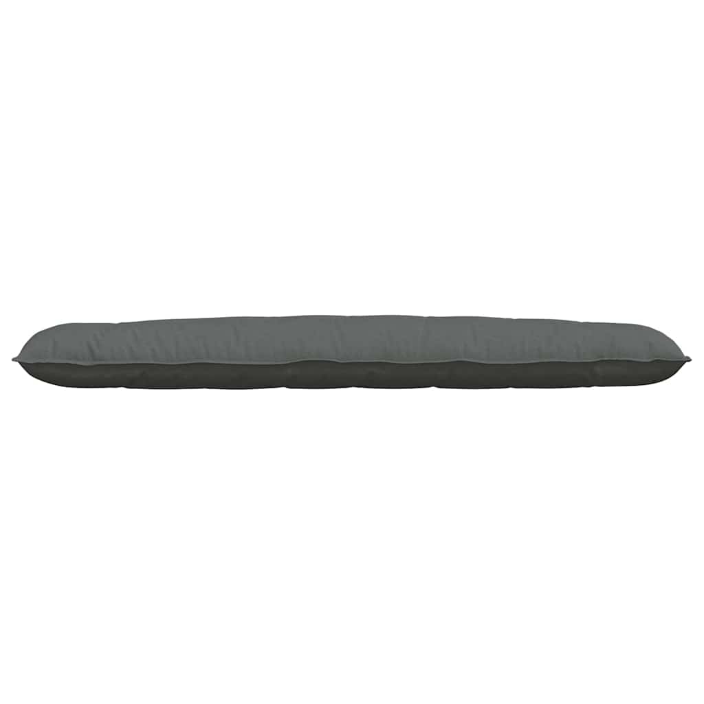 Rückenkissen Dunkelgrau 200 x 19 x 50 cm Stoff