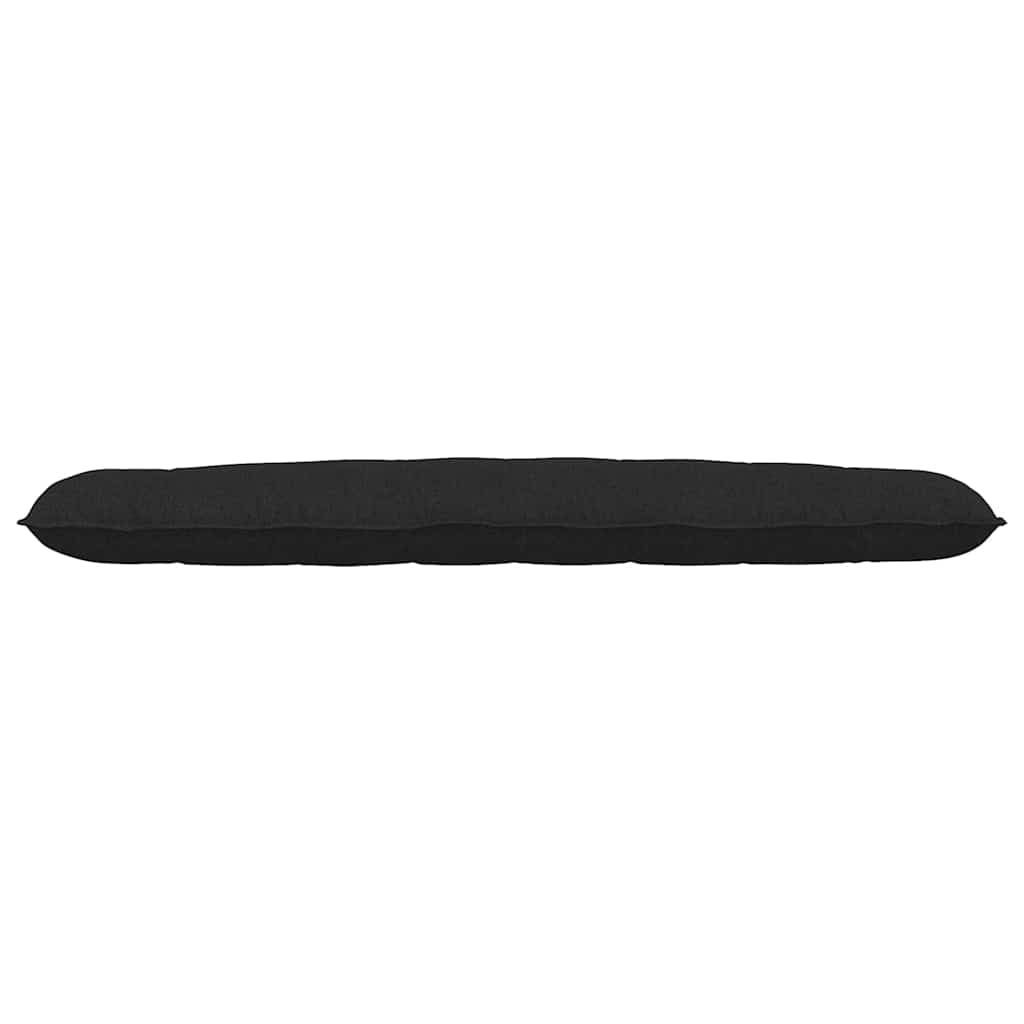 Rückenkissen Schwarz 200 x 19 x 50 cm Stoff