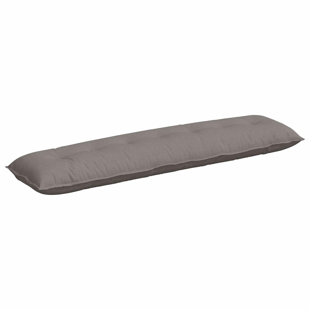 Rückenkissen Taupe 200 x 19 x 50 cm Stoff