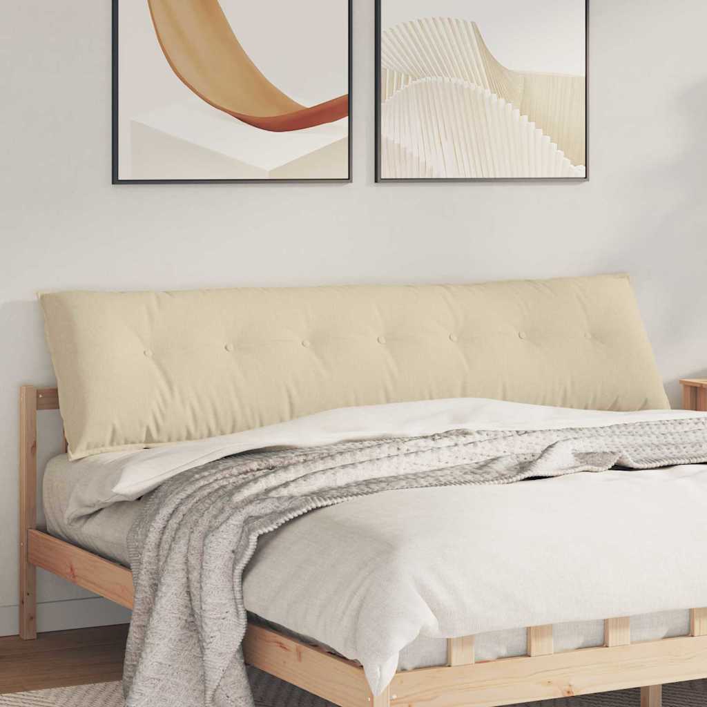 Rückenkissen Creme 200 x 19 x 50 cm Stoff