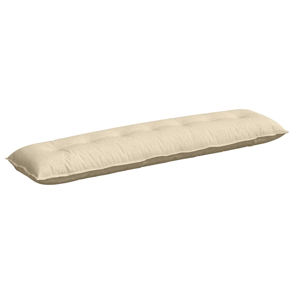 Rückenkissen Creme 200 x 19 x 50 cm Stoff