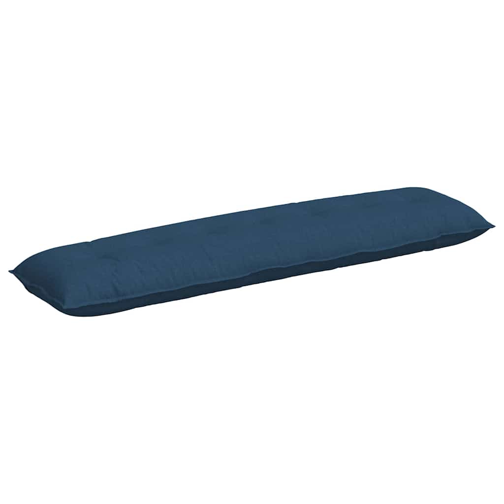 Rückenkissen Blau 200 x 19 x 50 cm Stoff