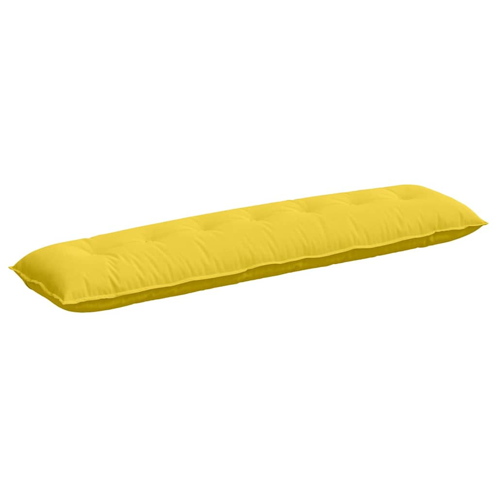 Rückenkissen Helles Gelb 200 x 19 x 50 cm Stoff