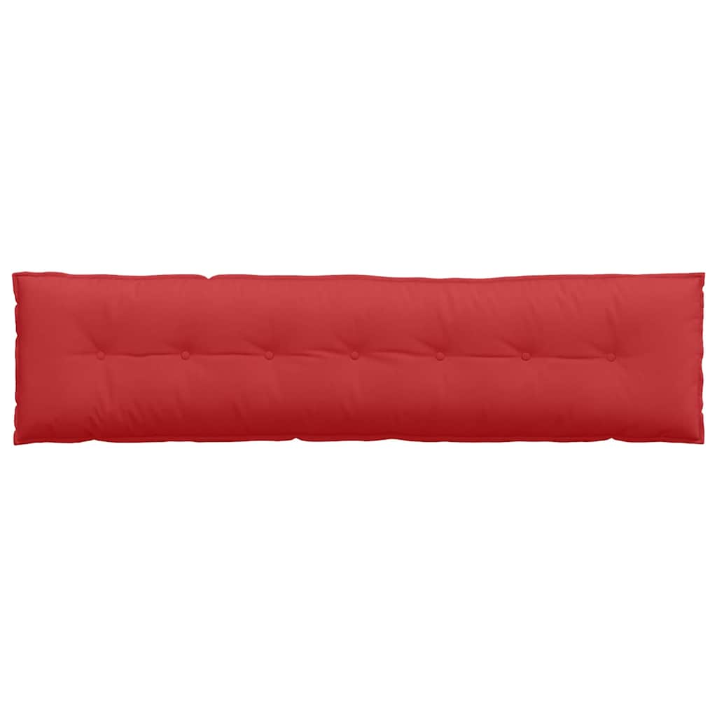 Rückenkissen Rot 200 x 19 x 50 cm Stoff
