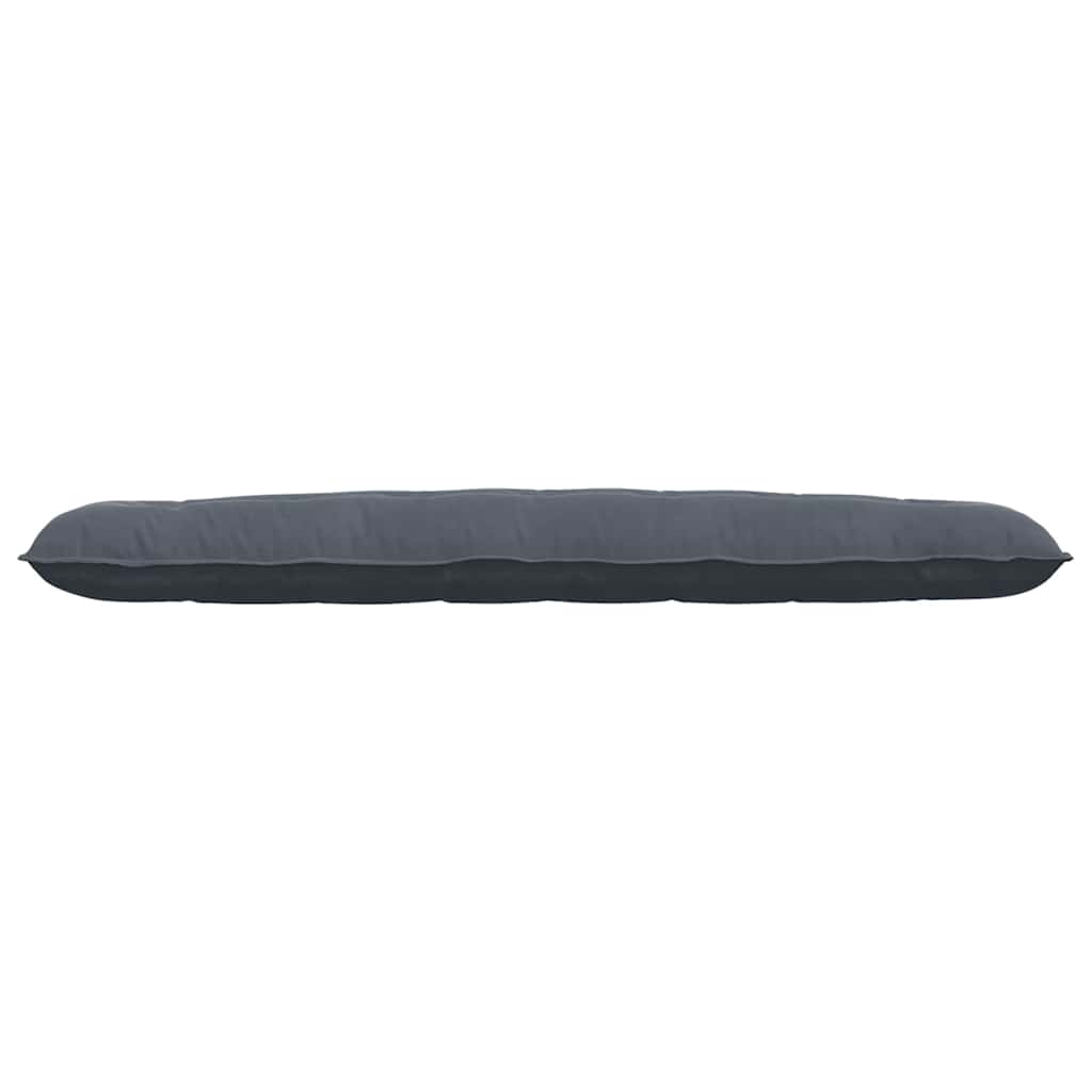 Rückenkissen Dunkelgrau 200 x 50 cm Cordstoff