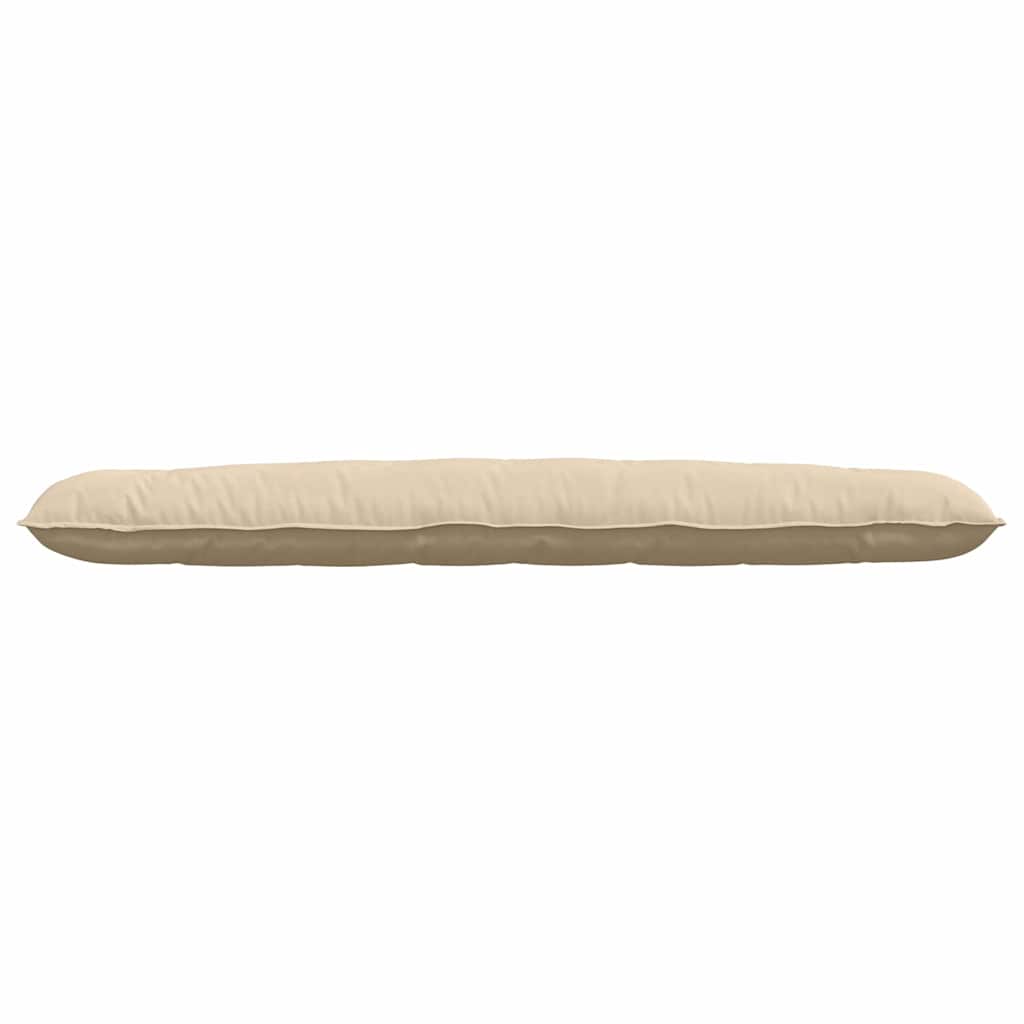 Rückenkissen Creme 200 x 50 cm Mikrofaserstoff