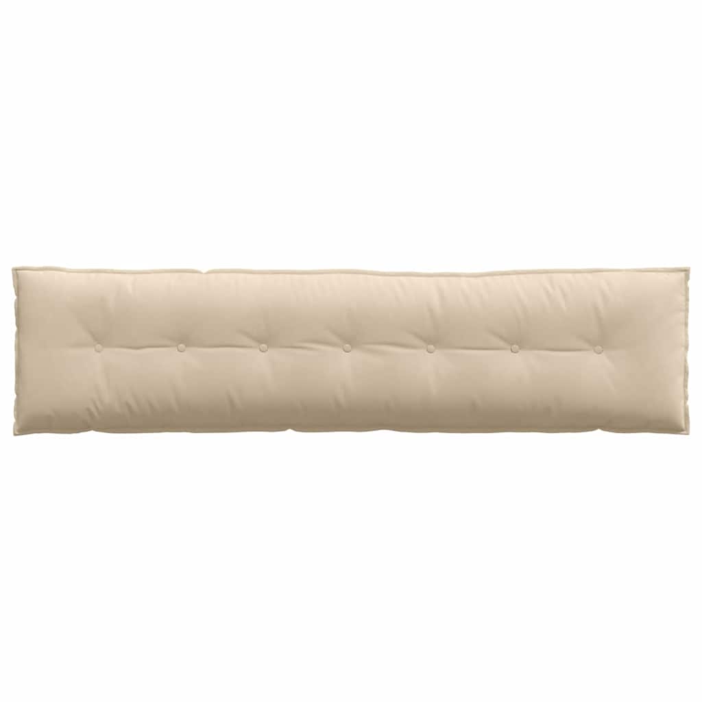 Rückenkissen Creme 200 x 50 cm Mikrofaserstoff