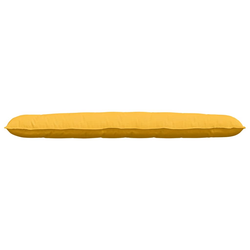 Rückenkissen Helles Gelb 200 x 50 cm Cordstoff
