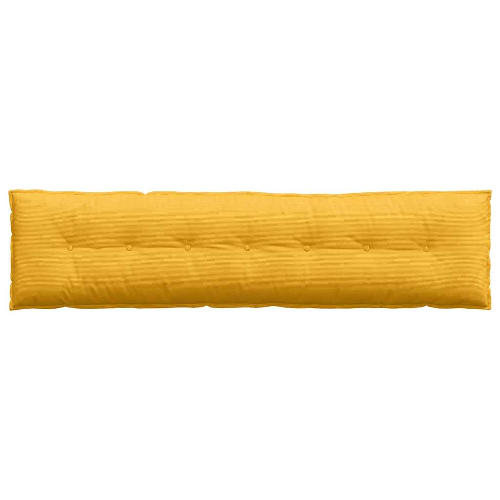 Rückenkissen Helles Gelb 200 x 50 cm Cordstoff