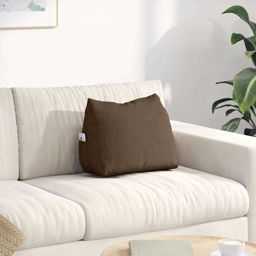 Rückenkissen Braun 45 x 20 x 35 cm Stoff