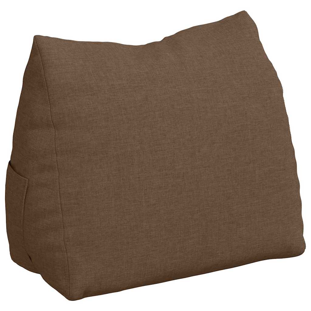 Rückenkissen Braun 45 x 20 x 35 cm Stoff