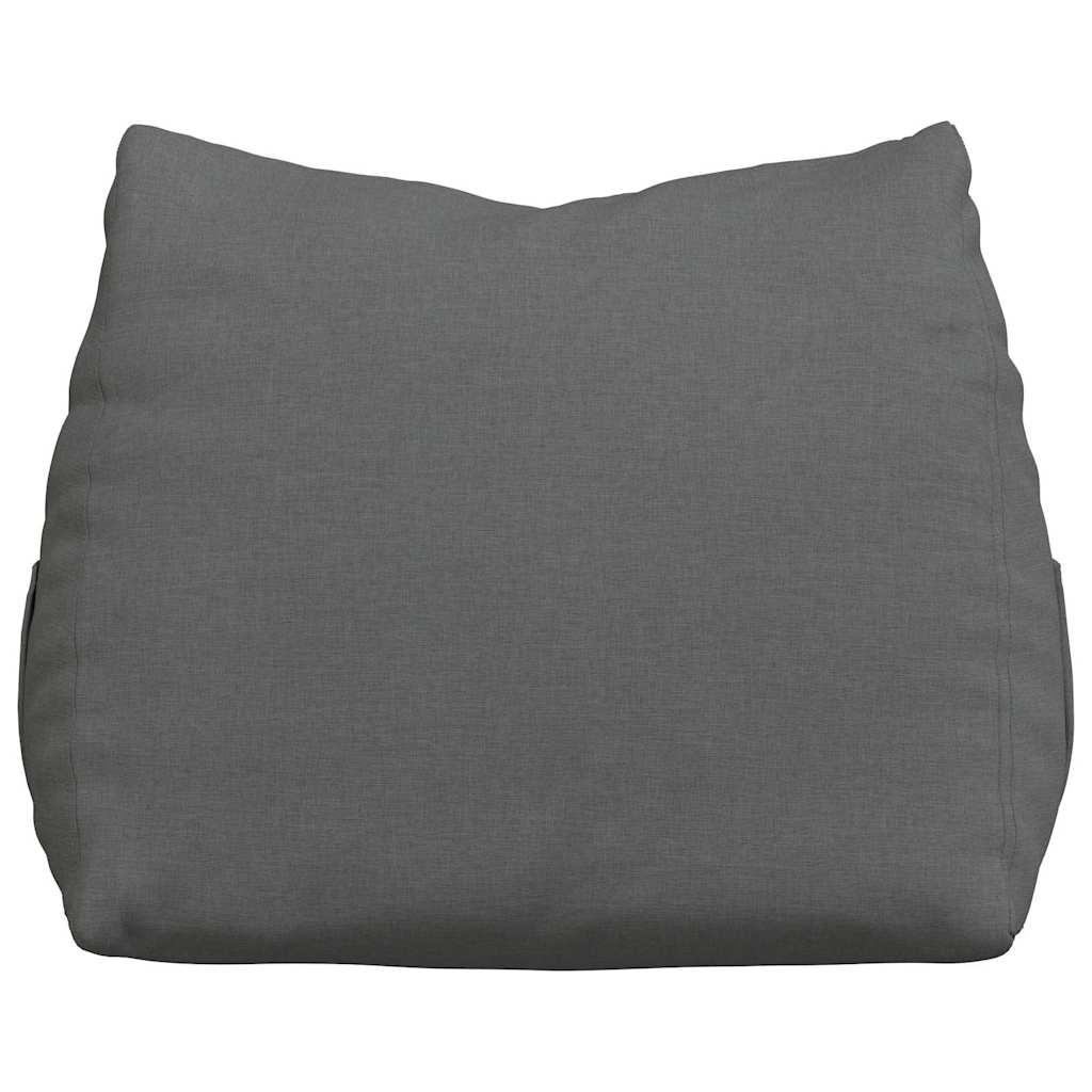 Rückenkissen Dunkelgrau 60 x 20 x 50 cm Stoff