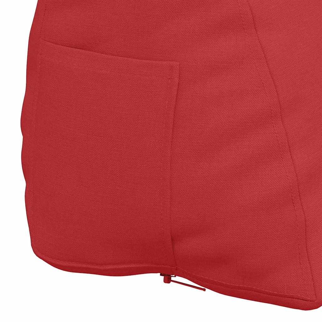 Rückenkissen Rot 60 x 20 x 50 cm Stoff