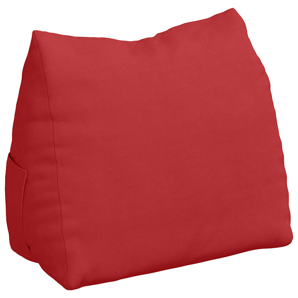 Rückenkissen Rot 60 x 20 x 50 cm Stoff