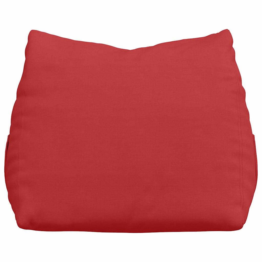 Rückenkissen Rot 60 x 20 x 50 cm Stoff