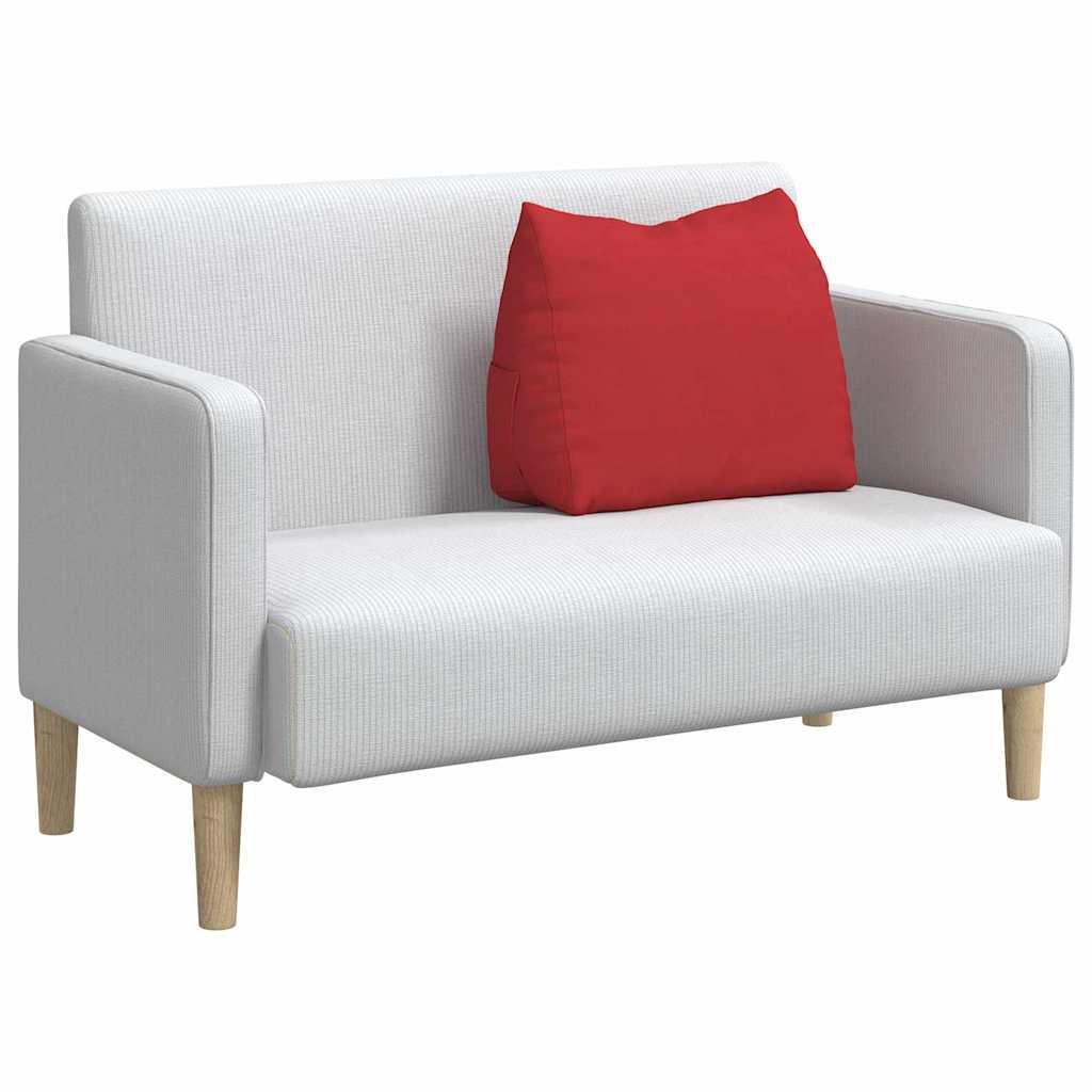 Rückenkissen Rot 60 x 20 x 50 cm Stoff