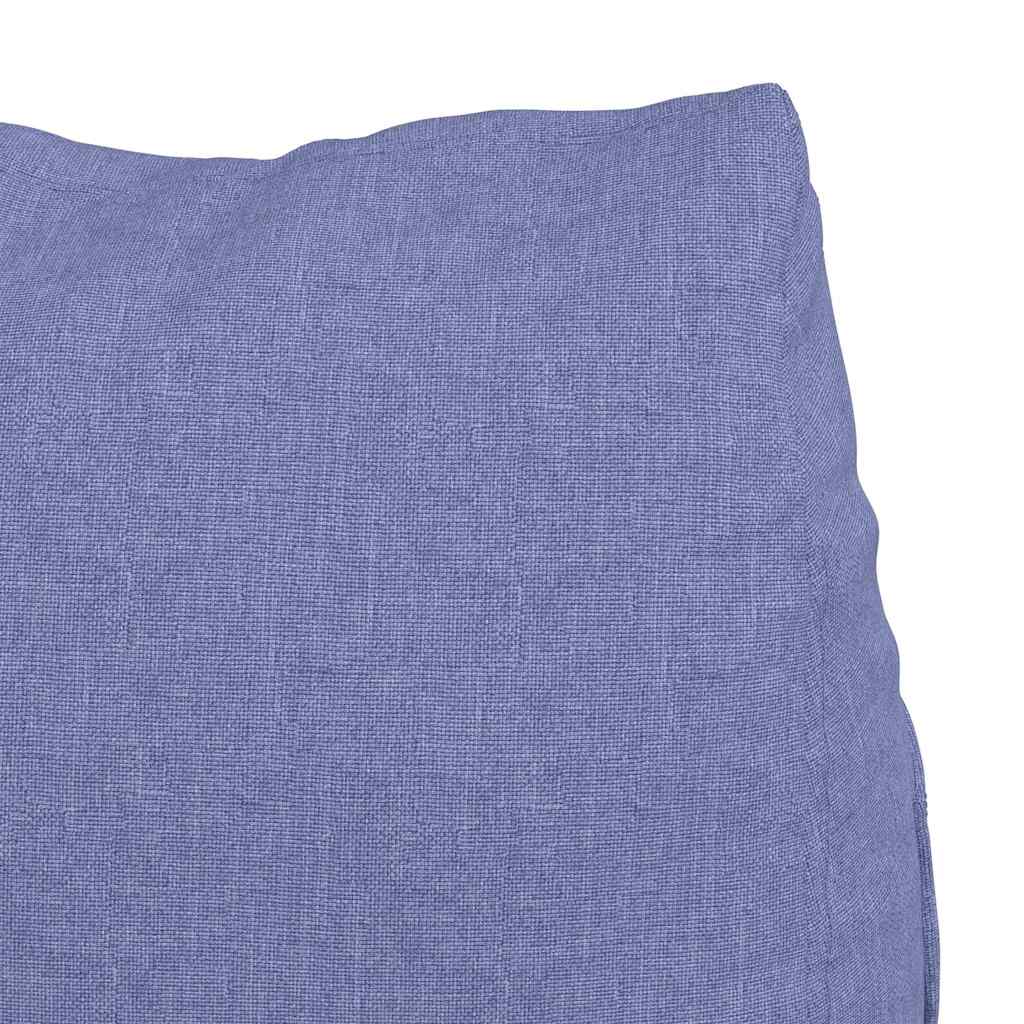 Rückenkissen Jeans blau 60 x 20 x 50 cm Stoff