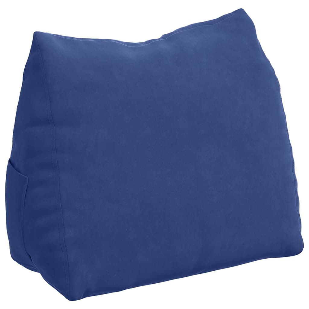 Rückenkissen Polizeiblau 60 x 20 x 50 cm Cordstoff