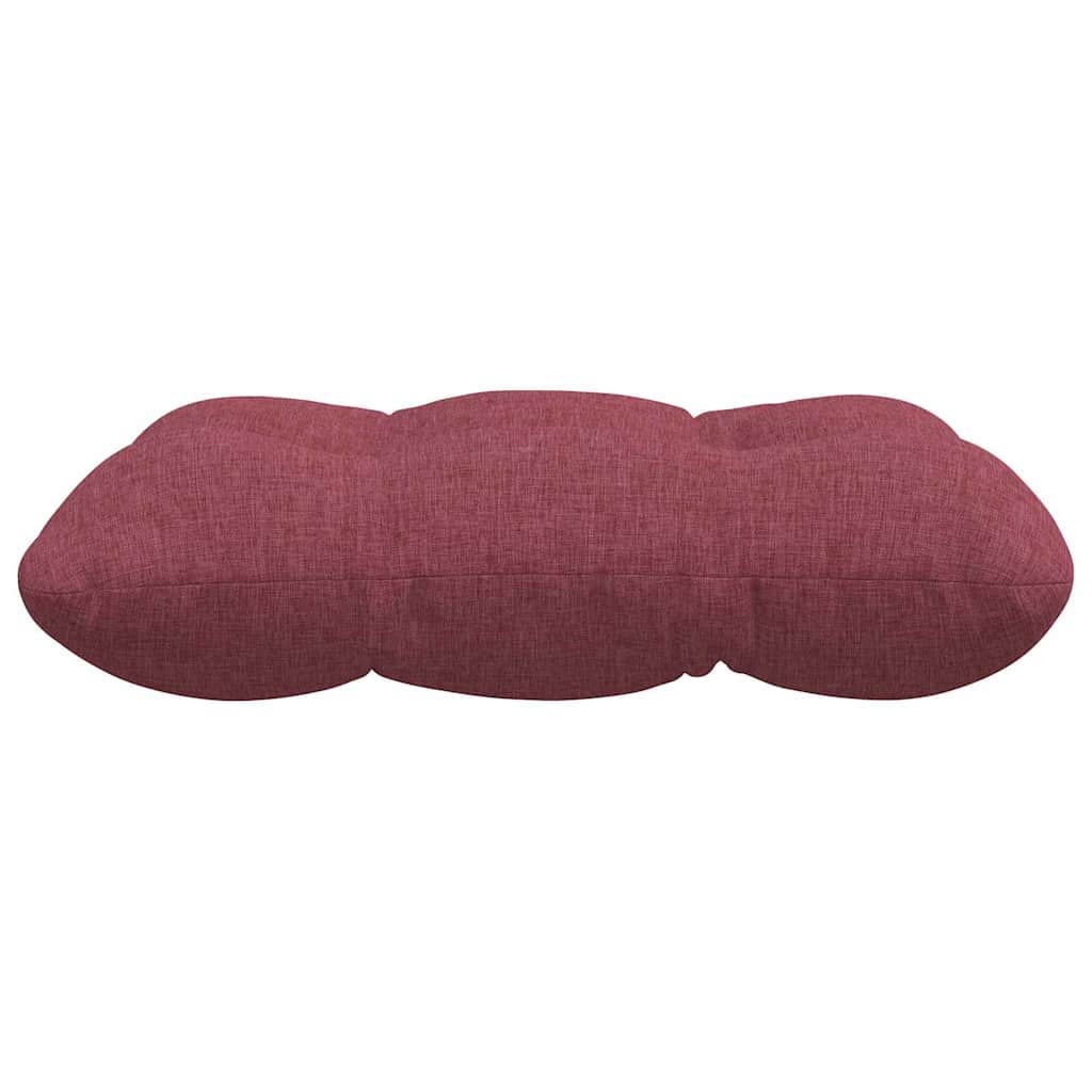 Sitzkissen 4 pcs Weinrot 40 x 40 x 12 cm Stoff